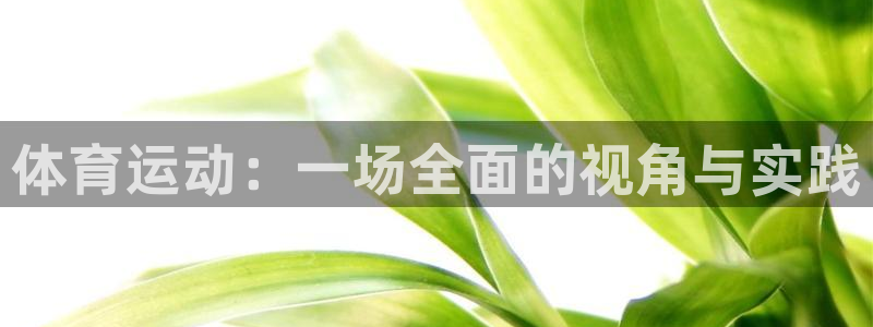 欧亿体育官方平台体育：体育运动：一场全面的视角与实践